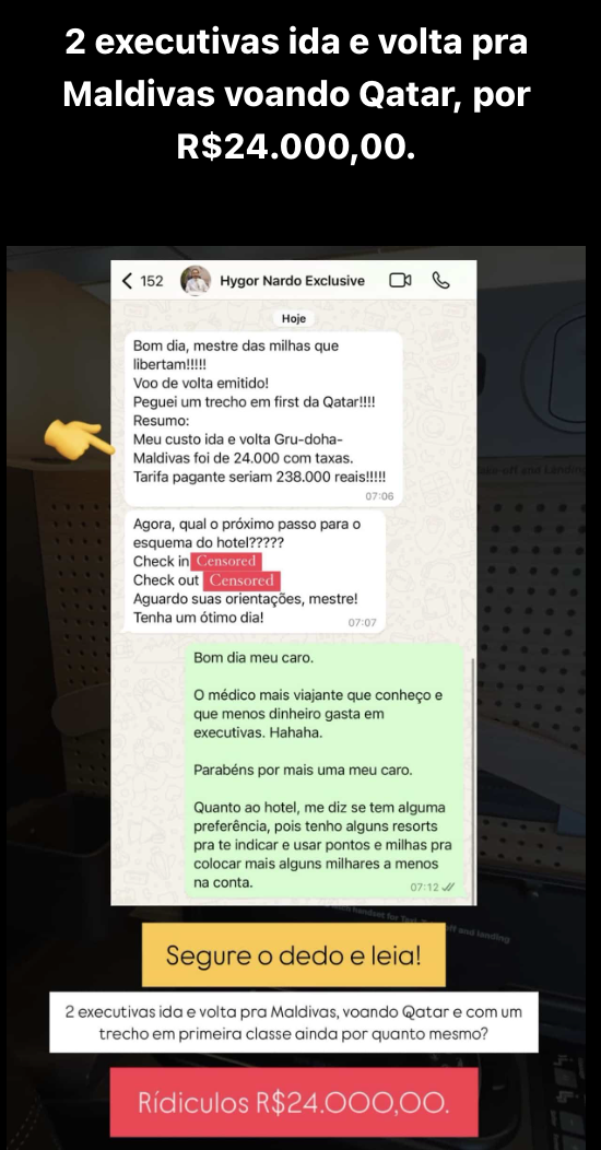 2 executivas Maldivas por R$ 24.000